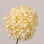 vory faux hydrangea ball stem with delicate layered petals and realistic texture, ideal for wedding decor and event styling
