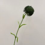 Silk Green Button Mum - LC2000 artificial flower - view 3