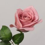 Dusty pink artificial rose stem for wedding floral decoration