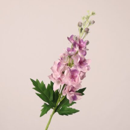 Light purple artificial delphinium flower stem for wedding decoration