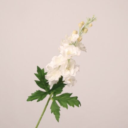 Ivory white artificial delphinium stem for wedding centerpiece decoration