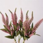 Dusty pink silk sage flowers for wedding bouquet arrangements.