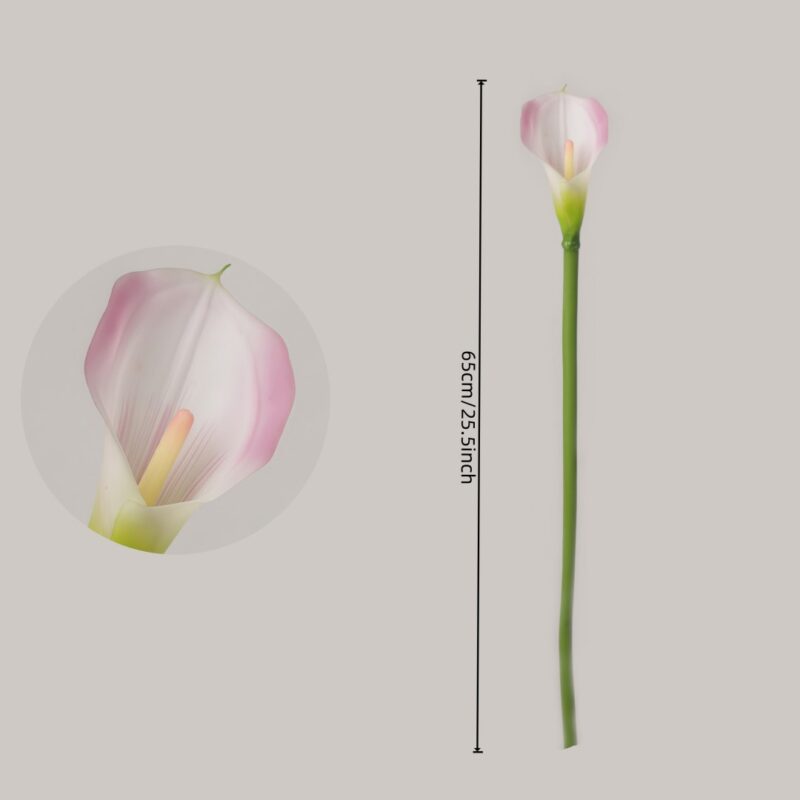 Real Touch Calla Lily - YX4000 (Orange, Green, Pink & Yellow) artificial flower - view 1