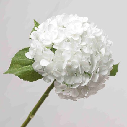 Premium White Real Touch Faux Hydrangea Wholesale