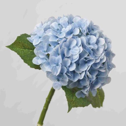 eal Touch Blue Artificial Hydrangea Stem for Wedding Decor