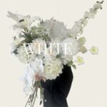 white artificial flower bouquet for wedding decoration