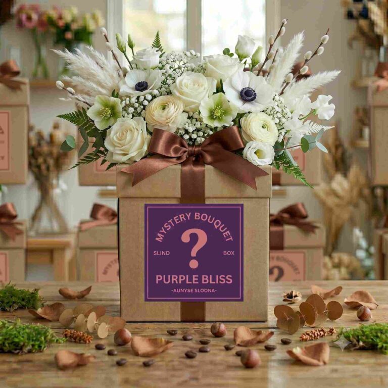 Mystery Bouquet Box artificial flower stem