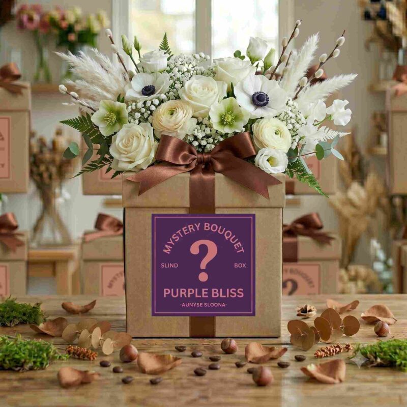 Mystery Bouquet Box artificial flower stem