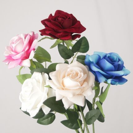 Velvet Rose - SC1007 artificial flower stem