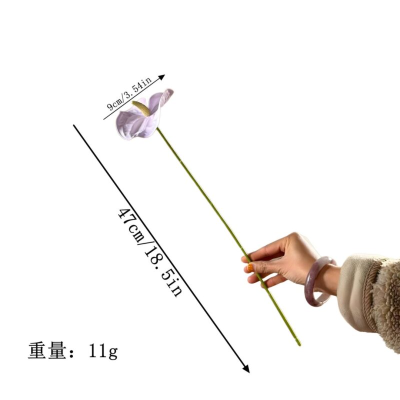 PU Anthurium - THY3008 artificial flower - view 1