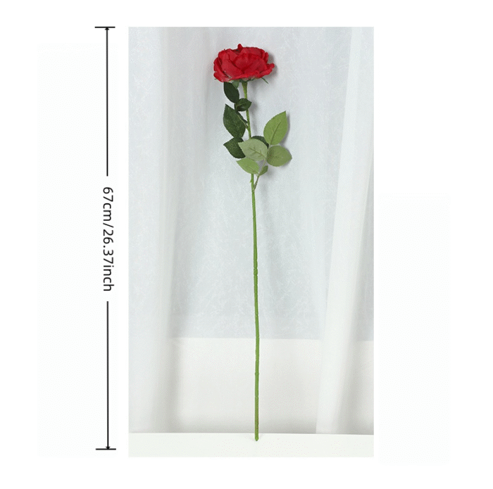 Real Touch Rose - HB8008 artificial flower - view 1