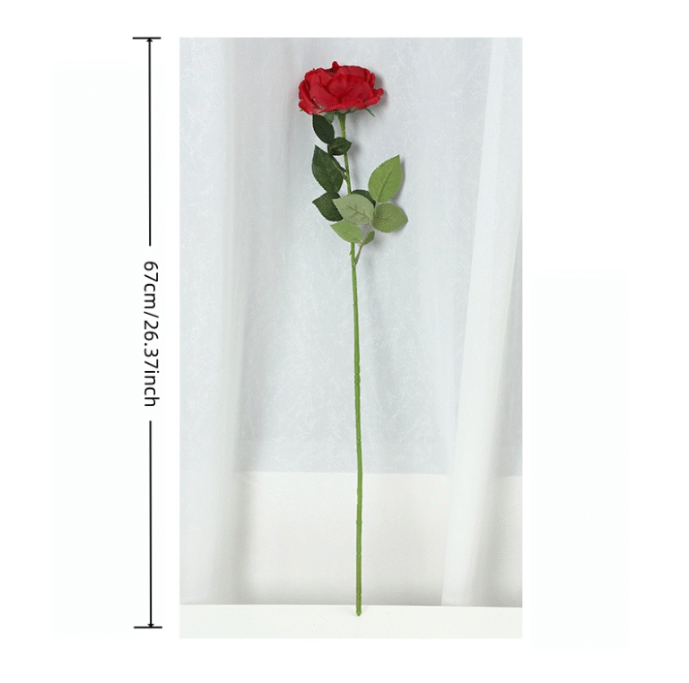 Real Touch Rose - HB8008 artificial flower - view 1