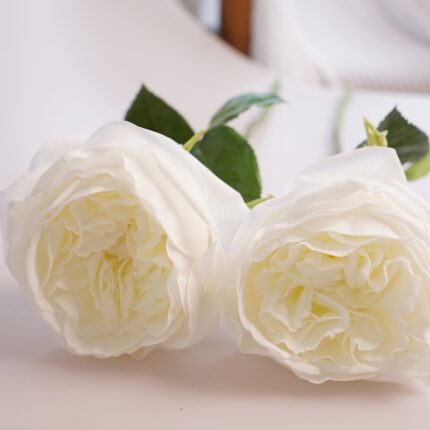 Real Touch Rose - YX6008 artificial flower in white