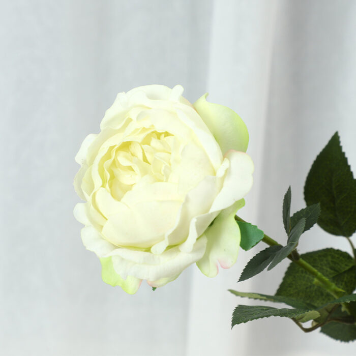 Real Touch Rose - HB8008 artificial flower in light green