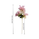 Silk-Hanging millet-YY2005, a tall artificial pink flower spray, 92cm.