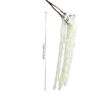 White decorative silk-hanging millet strands, 115cm/45.2inch long