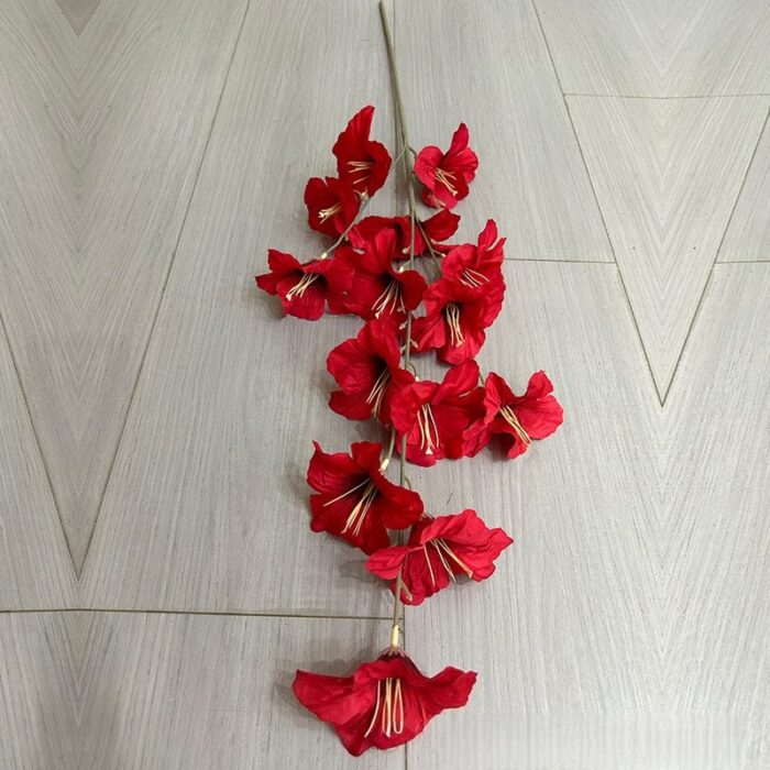Silk Narcissu - TJXA2008 artificial flower in red