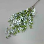 Silk Orange Jasmine SYALI4003 artificial flower in light blue