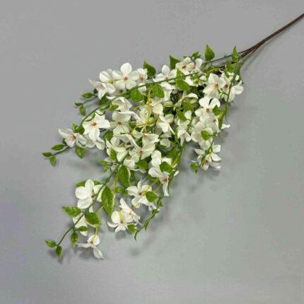 Silk Orange Jasmine SYALI4003 artificial flower in white