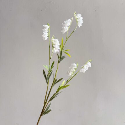 Silk Valley Lily 3 Forks - YXG5008 artificial flower in white