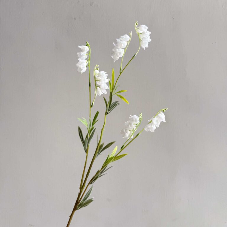 Silk Valley Lily 3 Forks - YXG5008 artificial flower in white