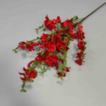 Silk Orange Jasmine SYALI4003 artificial flower in red