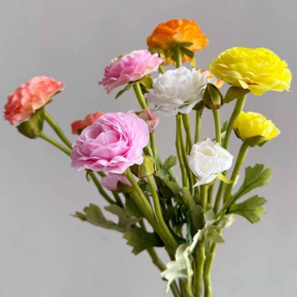Silk ranunculus (3 heads) YXG4006