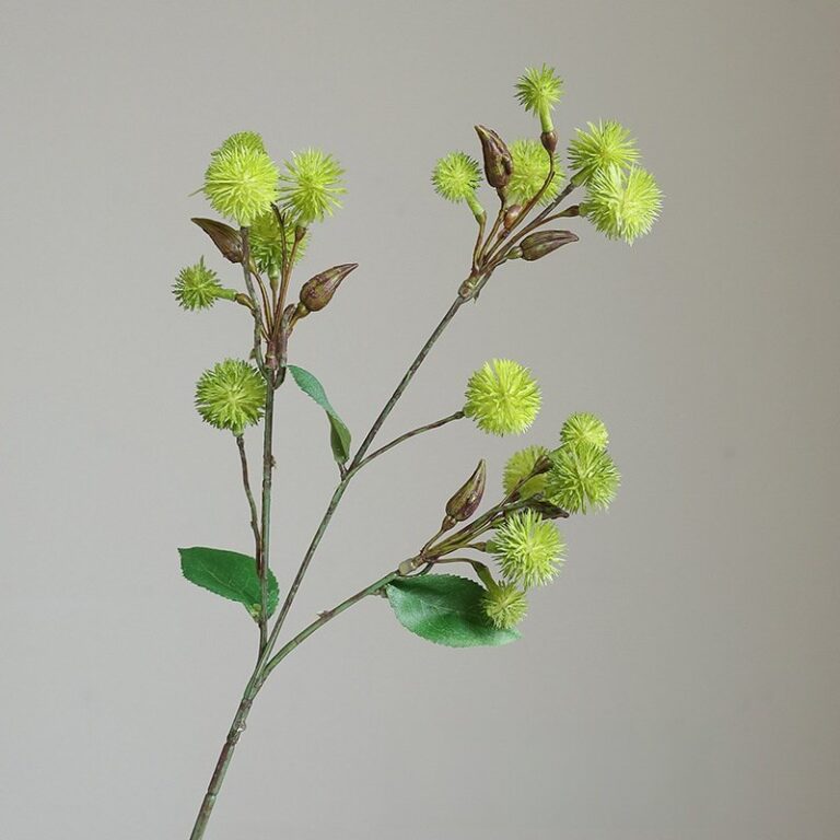 Artificial silk dandelion stems bouquet, perfect for rustic botanical DIY decorations.