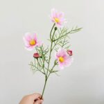 Silk cosmos spray ZZHY3005 in pink