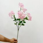 Realistic silk bougainvillea bouquet perfect for artificial wedding flowers or elegant home decor.