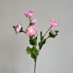 Silk ranunculus spray AHHY40082 in pink