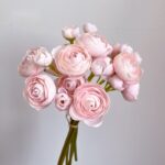 Silk ranunculus bouquet AHHY9008 in pink