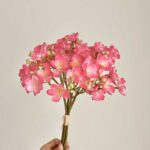 Bouquet of realistic silk jasmine flowers suitable for artificial wedding flowers or home decor.
