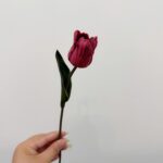 Realistic fake artificial tulip flowers perfect for wedding or home decor arrangements.