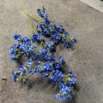 Artificial silk blue lilacs bouquet perfect for home decor or lasting decorative floral arrangements.