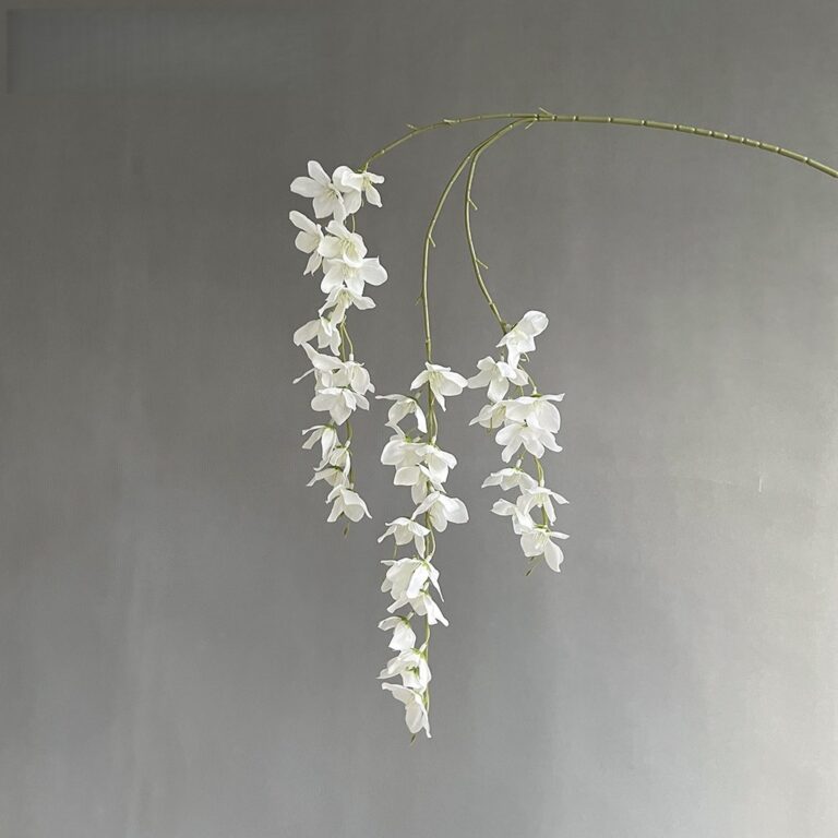 Realistic silk jasmine artificial flowers ideal for wedding centerpieces or sophisticated home decor.