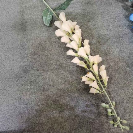 Silk bluebells artificial floral spray for home decor; perfect filler bouquet alternative