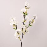 Artificial silk cherry blossoms arrangement for spring decor and decoration.