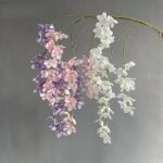 Silk hanging wisteria (3 forks) SZHG4006 in purple