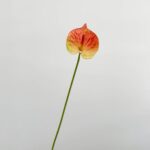 Realistic Anthurium flower stem for artificial wedding flowers or home decor centerpieces.