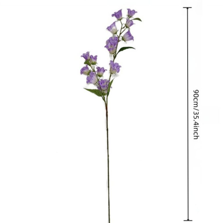 Artificial silk bluebell stem decor for spring floral arrangements