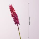 Tall floral spike arrangement with deep pink blossoms, measuring 90cm, for home decor.