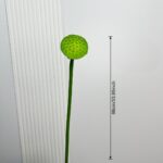 Single large artificial lotus seedpod decoration on stem, measuring 86cm tall for floral decor.