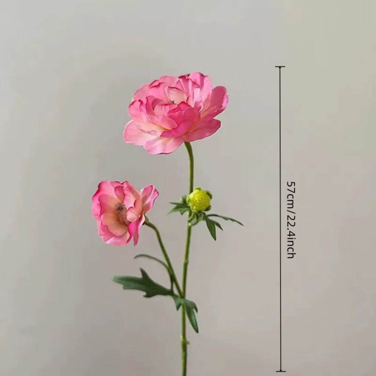 Realistic silk lotus faux flower stems used for artificial wedding flowers or decorative home arrangements.