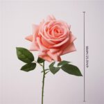 Realistic artificial rose bouquet for wedding or home decor using faux flower stems.