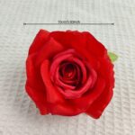 Silk Rose Head 10 Cm - TJLX1000 artificial flower size and dimensions