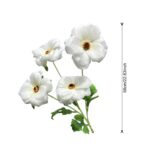 Silk anemone (4 heads) TJXH3002, size and stem length reference