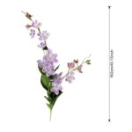 Artificial silk jasmine flower arrangement bouquet in lilac tones for home decor.