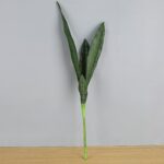 Realistic artificial flower snake plant for indoor decoration, perfect PVC greenery.