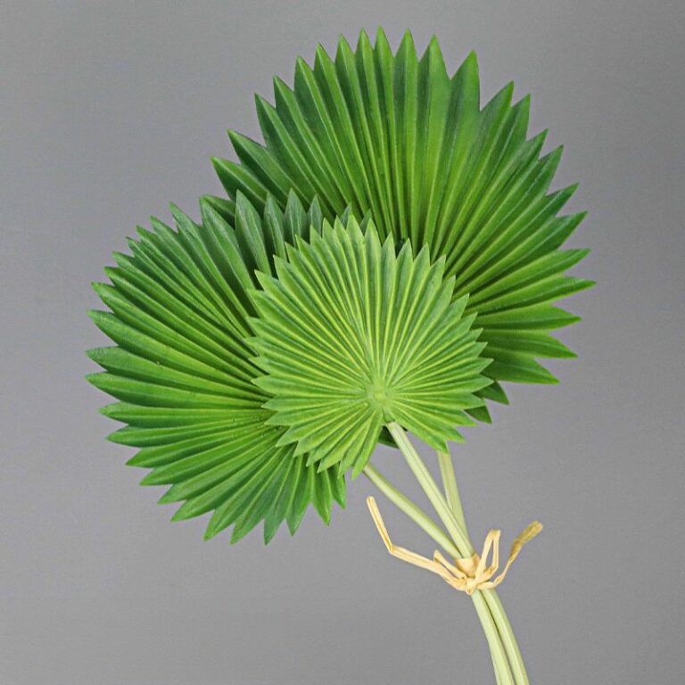 PU fan palm leaf R-GZWH6000 in green